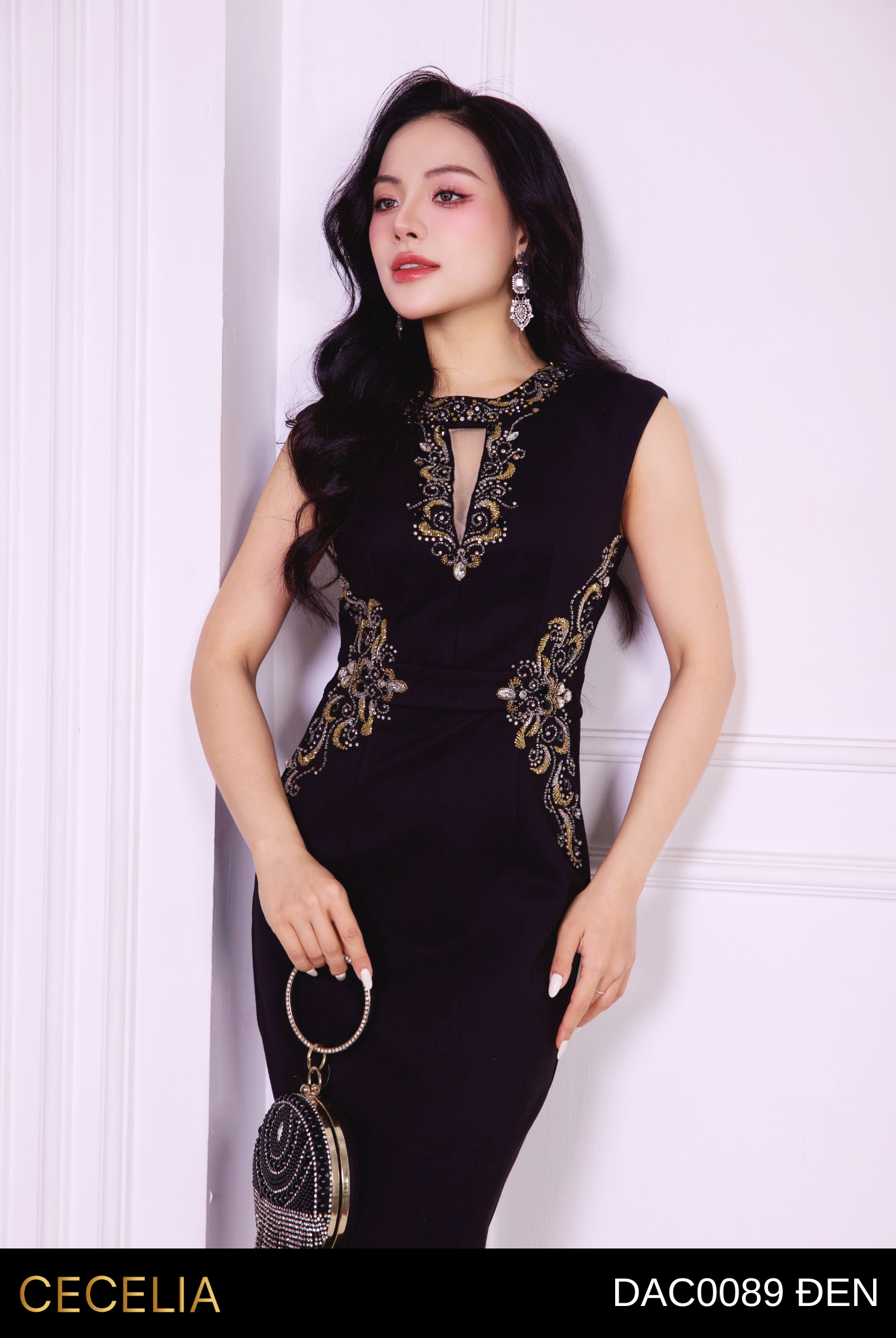 ĐẦM BODY CỔ TRỤ